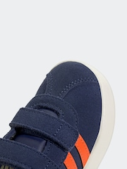 adidas Blue VL Court 3.0 Trainers - Image 8 of 9
