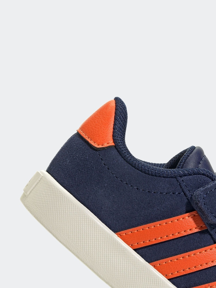 adidas Blue VL Court 3.0 Trainers - Image 9 of 9