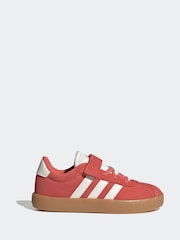 adidas Red VL Court 3.0 Trainers - Image 1 of 9