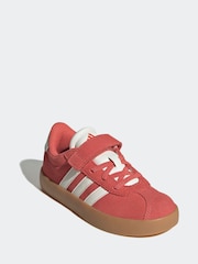 adidas Red VL Court 3.0 Trainers - Image 3 of 9
