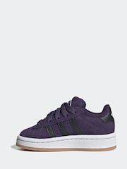adidas Originals Purple Campus 00s Comfort Closure Elastic Lace Infant Trainers - Image 4 of 11