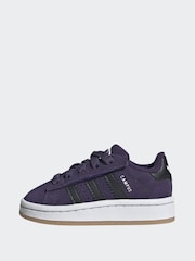 adidas Originals Purple Campus 00s Comfort Closure Elastic Lace Infant Trainers - Image 6 of 11