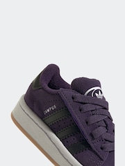 adidas Originals Purple Campus 00s Comfort Closure Elastic Lace Infant Trainers - Image 9 of 11