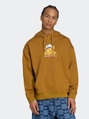 adidas Originals Brown Wabash Loose Hoodie - Image 1 of 6