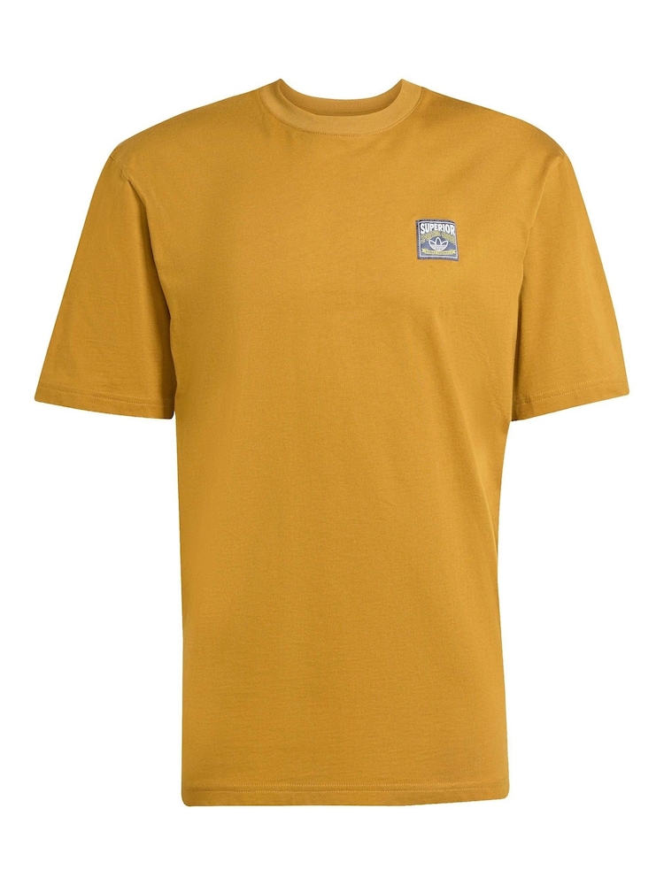 adidas Originals Brown Loose Wabash T-Shirt - Image 6 of 6