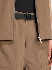 adidas Originals Brown Premium Essentials Utility Cargo Shorts - Image 5 of 6