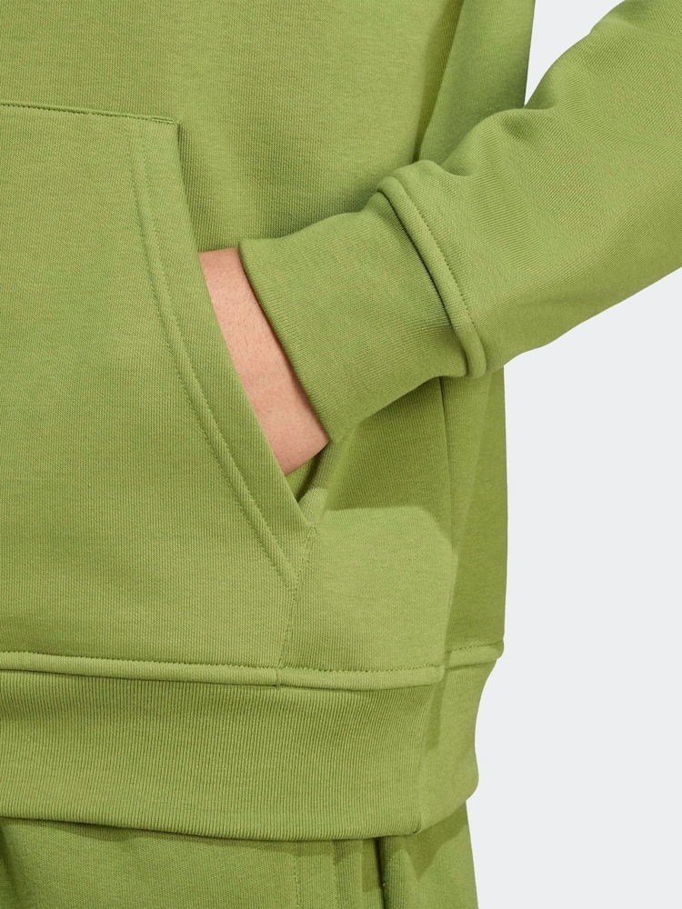 Buy adidas Originals Green Trefoil Essentials Hoodie from Next