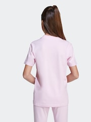 adidas Pink Essentials T-Shirt Kids - Image 2 of 6
