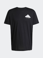 adidas Black Climacool Vintage Training Graphic Print T-Shirt - Image 6 of 6