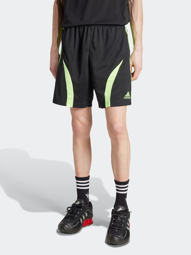 adidas Originals Black Teamgeist Adicolor Shorts - Image 1 of 6