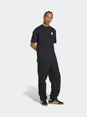 adidas Originals Black Loose Wabash T-Shirt - Image 3 of 6