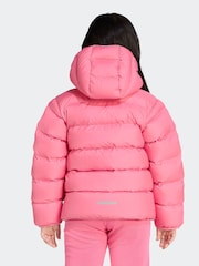 adidas Pink Synthetic Down Little Kids Jacket - Image 2 of 6