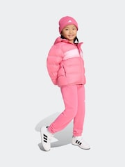 adidas Pink Synthetic Down Little Kids Jacket - Image 4 of 6