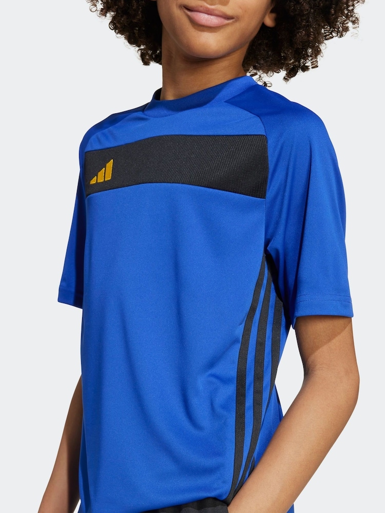 adidas Blue Tiro 25 Essentials Kids Jersey - Image 1 of 4