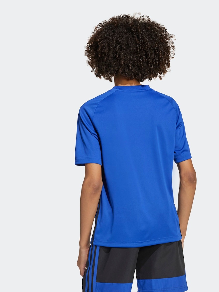 adidas Blue Tiro 25 Essentials Kids Jersey - Image 2 of 4