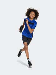 adidas Blue Tiro 25 Essentials Kids Jersey - Image 3 of 4