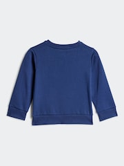 adidas Blue Essentials Sweat Top & Jogger Sets Infant Kids - Image 3 of 7