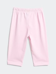 adidas Pink Essentials Adiraptor French Terry Jogger Set Infant Kids - Image 4 of 7