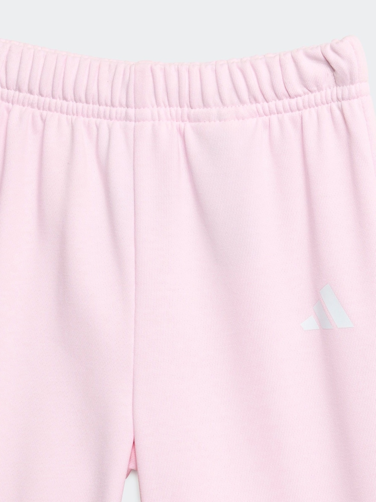 adidas Pink Essentials Adiraptor French Terry Jogger Set Infant Kids - Image 7 of 7