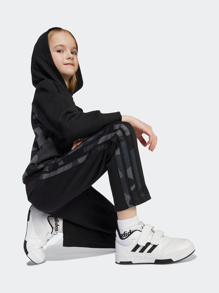 adidas Black Essentials Camo Fleece Jogger Set Little Kids - Image 1 of 8