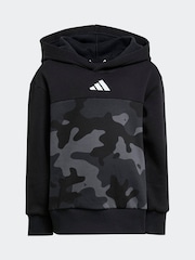 adidas Black Essentials Camo Fleece Jogger Set Little Kids - Image 7 of 8