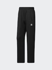 adidas Originals Black Trefoil Essentials Open Hem Tracksuit Bottoms - Image 1 of 2