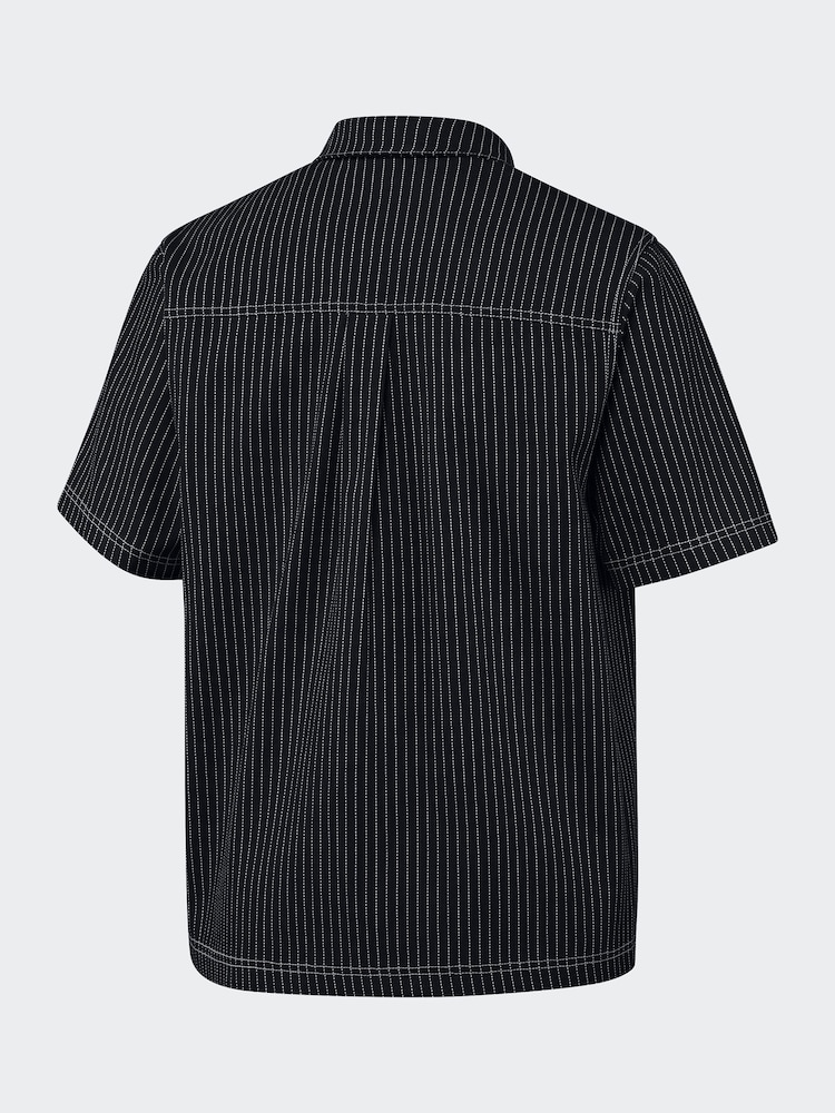 adidas Originals Black Loose Wabash Shirt - Image 2 of 2