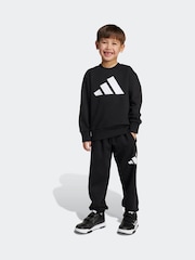 adidas Black Essentials Little Kids Joggers Set - Image 1 of 5