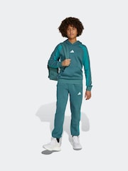 adidas Green Essentials Colorblock Fleece Hoodie Kids - Image 5 of 5