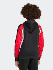 adidas Black Essentials Colorblock Fleece Hoodie Kids - Image 2 of 5