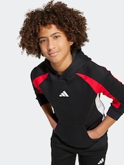 adidas Black Essentials Colorblock Fleece Hoodie Kids - Image 4 of 5