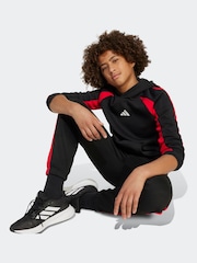 adidas Black Essentials Colorblock Fleece Hoodie Kids - Image 5 of 5
