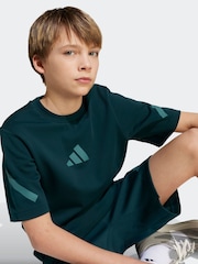 adidas Green Z.N.E. T-Shirt Kids - Image 3 of 5