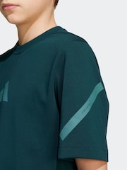 adidas Green Z.N.E. T-Shirt Kids - Image 4 of 5