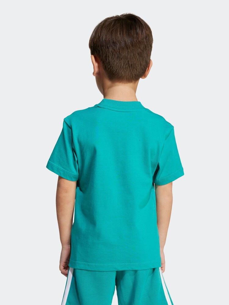 adidas Green Essentials Little Kids T-Shirt - Image 2 of 4 adidas Green Essentials Little Kids T-Shirt - Image 2 of 4