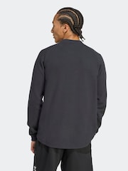 adidas Originals Black Trefoil Essentials Long-sleeve Top - Image 2 of 7