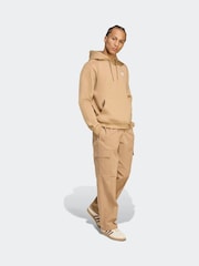 adidas Originals Brown Trefoil Essentials Hoodie - Image 3 of 6
