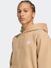 adidas Originals Brown Trefoil Essentials Hoodie - Image 4 of 6