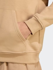 adidas Originals Brown Trefoil Essentials Hoodie - Image 5 of 6