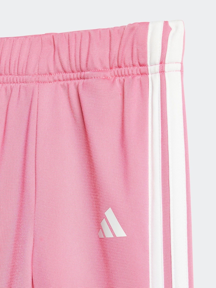 adidas Pink Essentials Tiberio 3-Stripes Tracksuit Infant Kids - Image 7 of 7