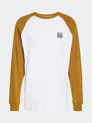 adidas Originals White Off Wabash Loose Baseball Jersey T-Shirt - Image 5 of 6