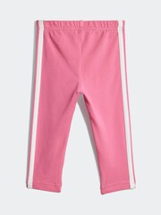 adidas Pink Essentials Tiberio Hoodie and Leggings Set Infant Kids - Image 6 of 7
