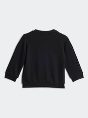 adidas originals Black Trefoil Sweatshirt and Joggers Set Infant Kids - Image 2 of 4