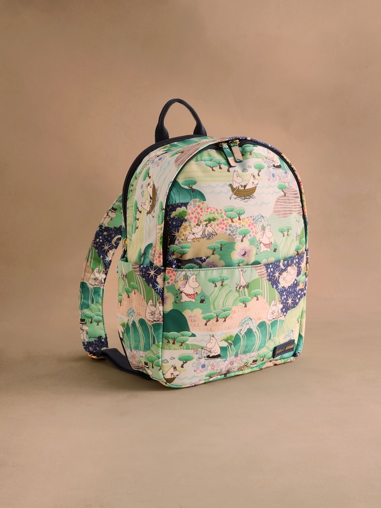 Cath Kidston Green Valley Moomins Compact Backpack - Image 1 of 5