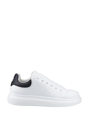 JACK & JONES White Bolton Trainers - Image 1 of 4