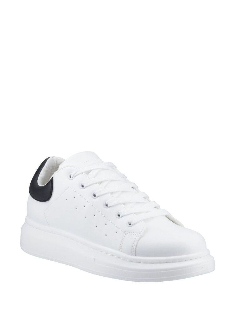JACK & JONES White Bolton Trainers - Image 2 of 4
