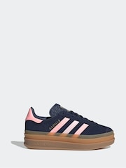 adidas Originals Blue Gazelle Bold J Trainers - Image 1 of 9