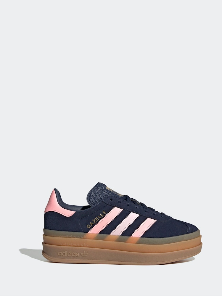 adidas Originals Blue Gazelle Bold J Trainers - Image 1 of 9