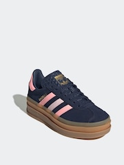 adidas Originals Blue Gazelle Bold J Trainers - Image 3 of 9