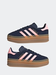 adidas Originals Blue Gazelle Bold J Trainers - Image 5 of 9